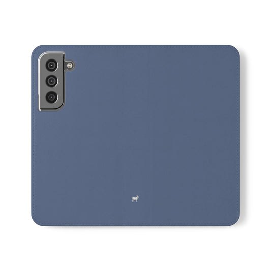 Wallet Flip in Blue Velvet